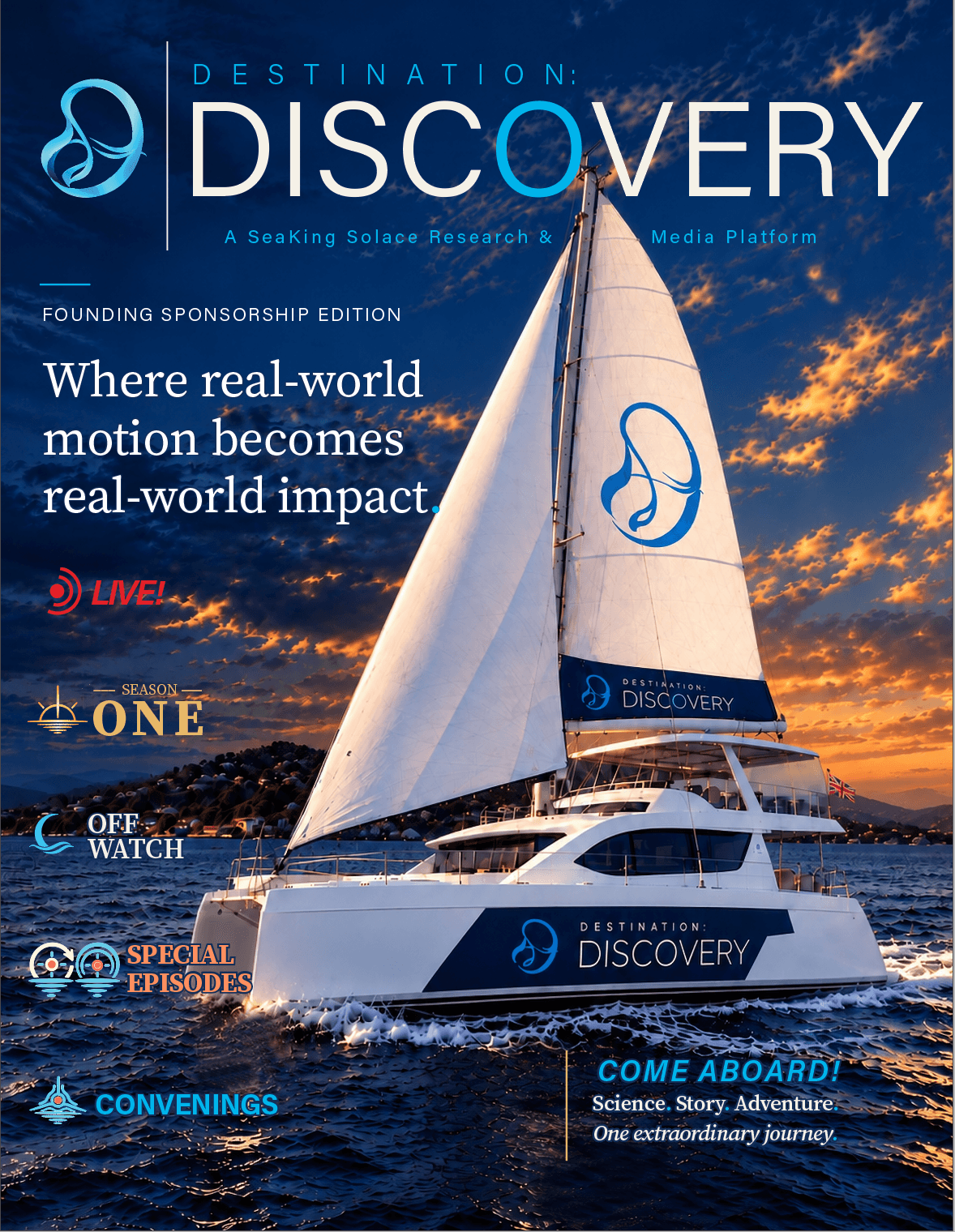 Destination: Discovery Magazine founding sponsorship edition cover